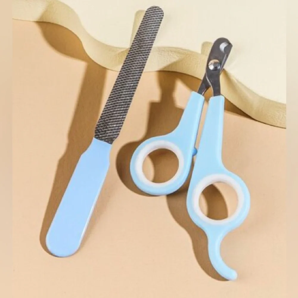 Silver Blue Black Pet Rabbit Manicure Nail Trimming Set